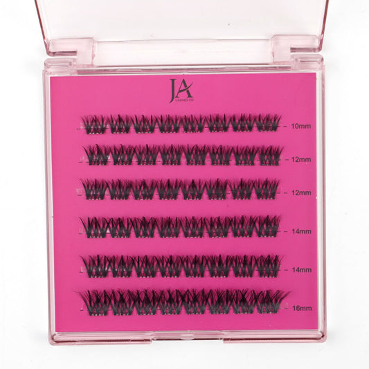 Premium Cluster Lashes - Trays by JA LASHES & CO - No Adhesive Included