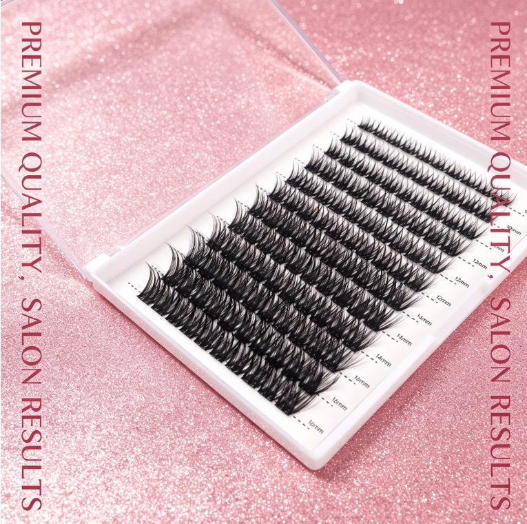 Luxury DIY Cluster Lash Extension Kit | Waterproof Bond & Seal | XL Cluster Lash Tray | Lash Remover & Tweezers | JA LASHES & CO